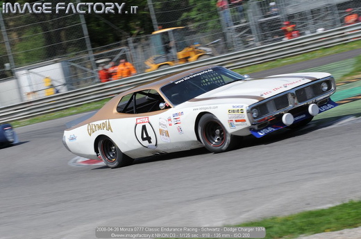 2008-04-26 Monza 0777 Classic Endurance Racing - Schwartz - Dodge Charger 1974